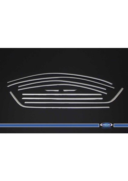 Skoda Octavia 3 A7 Krom Cam Çerçevesi 10 Parça 2013-2020 Arası