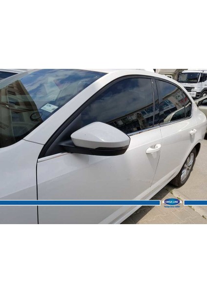 Skoda Octavia 3 A7 Krom Cam Çıtası 6 Parça 2013-2020 Arası