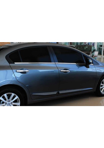 Honda Civic FB7 Krom Cam Çıtası 6 Parça 2012-2016 Arası fırsatları