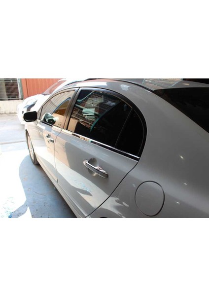 Honda Civic FB7 Krom Cam Çıtası 6 Parça 2012-2016 Arası indirimleri
