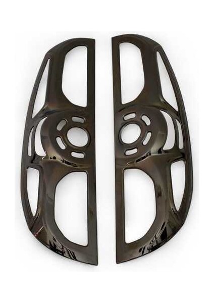 Fiat Doblo 2 Siyah Krom Stop Çerçevesi 2 Parça Abs 2010-2014 Arası