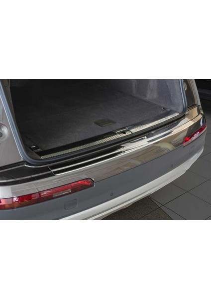 Audi Q7 Krom Arka Tampon Eşiği Taşlı 2015 ve Sonrası modelleri