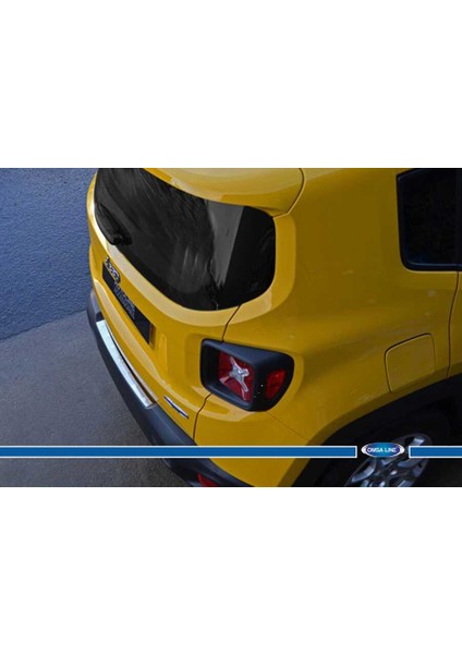 Jeep Renegade Krom Arka Tampon Eşiği Taşlı 2014 ve Sonrası