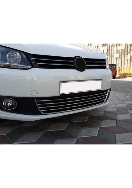 VW Caddy Krom Ön Tampon Çerçevesi 5 Parça 2010-2014 Arası