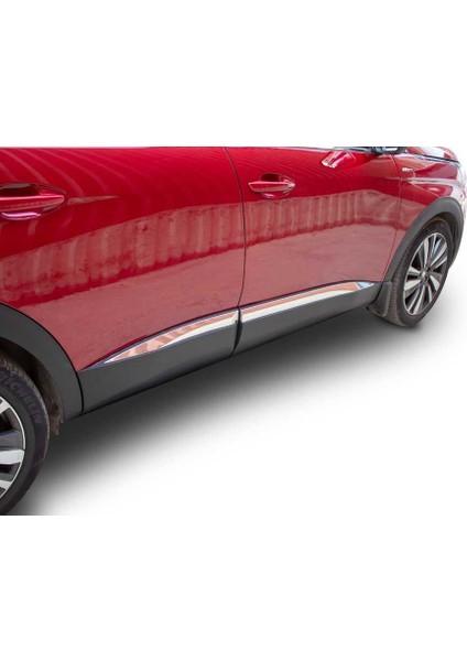 Peugeot 3008 Krom Yan Kapı Çıtası 4 Parça 2016 ve Sonrası fiyatları