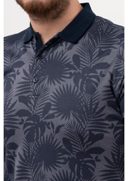 Polo Yaka Slimfit Desenli Erkek T-Shirt modelleri