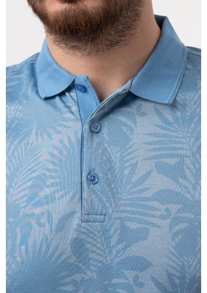 Polo Yaka Slimfit Desenli Erkek T-Shirt fiyatları