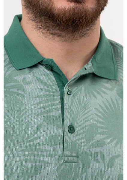 Polo Yaka Slimfit Desenli Erkek T-Shirt fiyatları