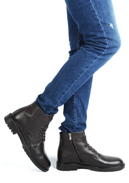 77558 Termal %100 Deri Kışlık Erkek Bot fiyatları