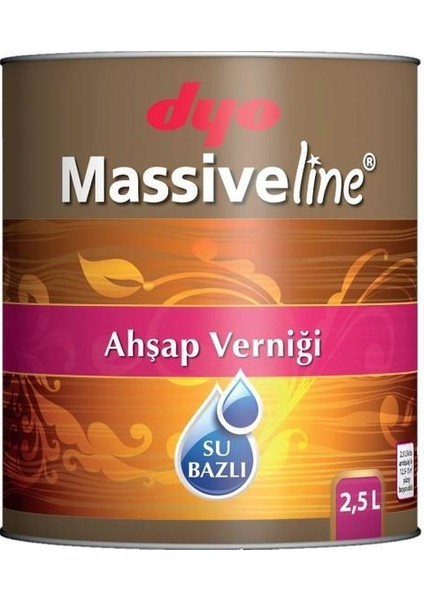 Massiveline Su Bazlı Vernik 2,5 Lt Naturel