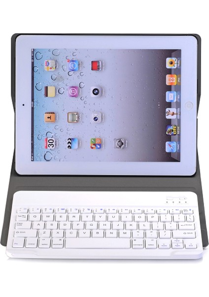 iPad 4/3/2 Evrensel Kılıf + Klavye Gül Altın (Yurt Dışından)