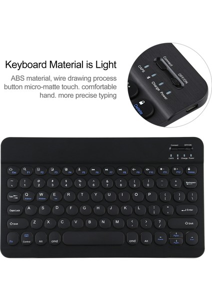iPad 9-10 inç İçin Evrensel Bluetooth Klavye (Yurt Dışından)
