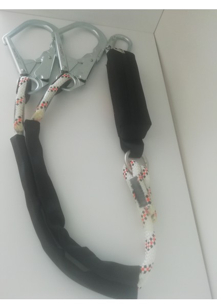 Kayasafety E-3b K-65 Çift Kol Şok Emicili Braided Lanyard 120CM