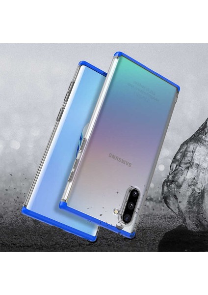 Gkk Ays Samsung Galaxy Note 10 360 Derece Koruma Rubber Kılıf Siyah