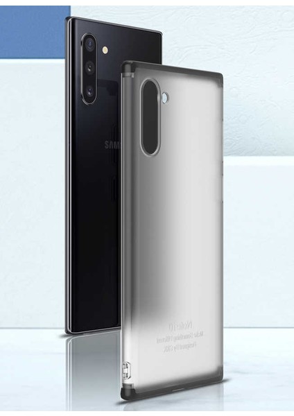 Gkk Ays Samsung Galaxy Note 10 360 Derece Koruma Rubber Kılıf Siyah