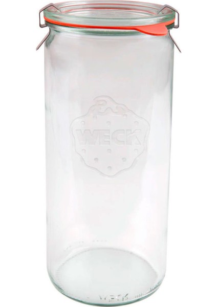 1040 ml Silindir Cam Saklama Kavanozu 5 Adet