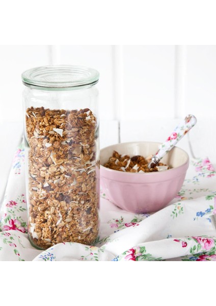 1040 ml Silindir Cam Saklama Kavanozu 5 Adet modelleri