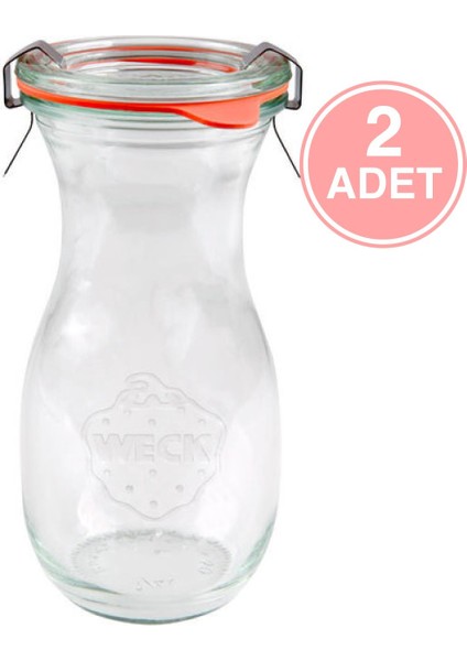 290 ml Içecek Cam Saklama Kavanozu 2 Adet
