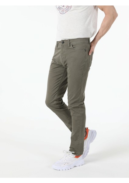 Straight Fit Düşük Bel Erkek Pantolon