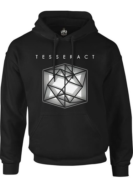 Tesseract - Odyssey Siyah Erkek Fermuarsız Kapşonlu