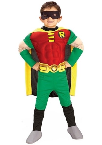 Teen Titan Robin Kostümü Kaslı