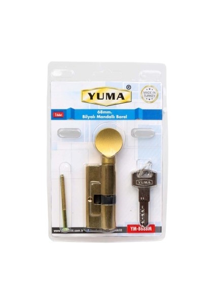 Barel Kilit Bilyalı Mandallı 68MM YMB68BM