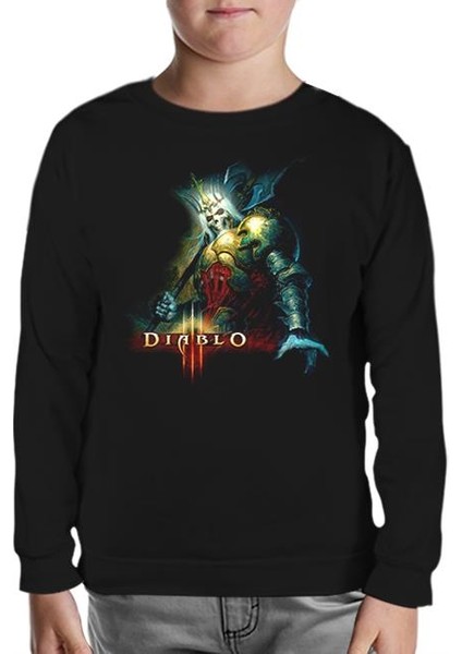Diablo Siyah Çocuk Sweatshirt