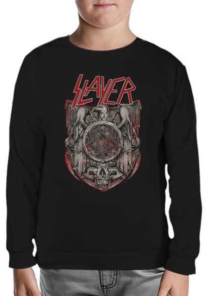 Slayer - Eagle Siyah Çocuk Sweatshirt