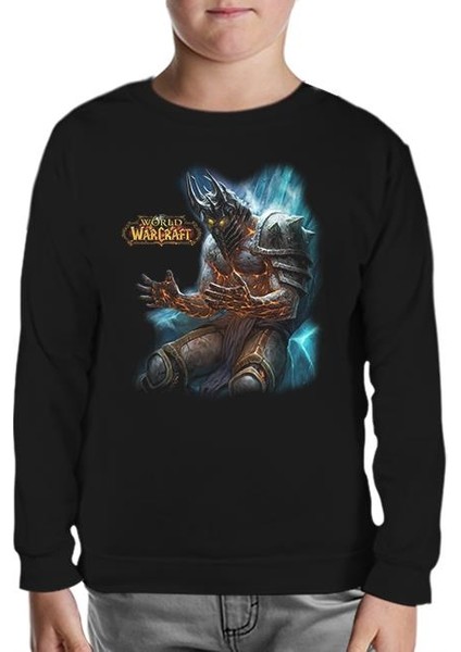 World Of Warcraft - Cataclysm Siyah Çocuk Sweatshirt