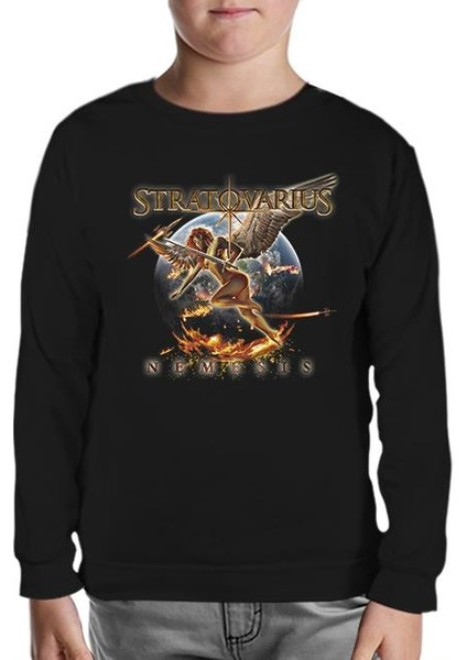 Stratovarius - Nemesis Siyah Çocuk Sweatshirt