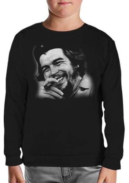Che Guevara Iı Siyah Çocuk Sweatshirt