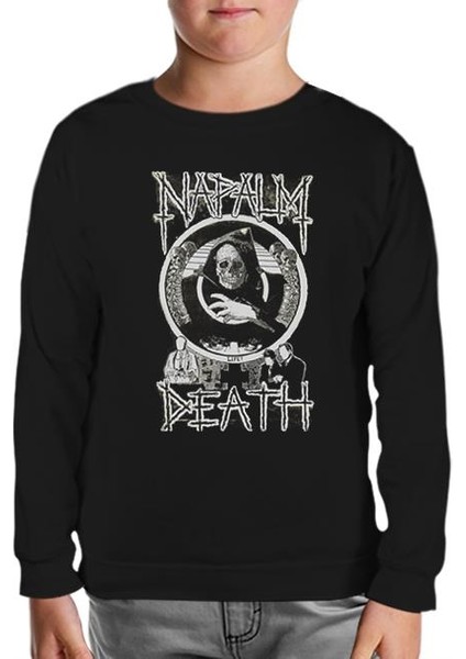 Napalm Death - Life? Siyah Çocuk Sweatshirt