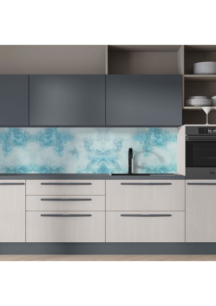 Mutfak Tezgah Arası Folyo Fayans Kaplama Folyosu Absract Desen 60 x 300 indirimleri