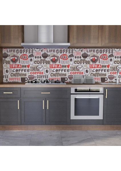 Mutfak Tezgah Arası Folyo Fayans Kaplama Folyosu Idea Coffee 60 x 200 fiyatları