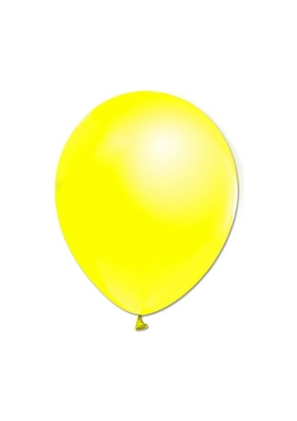 Metalik Sarı Balon 100 Adet