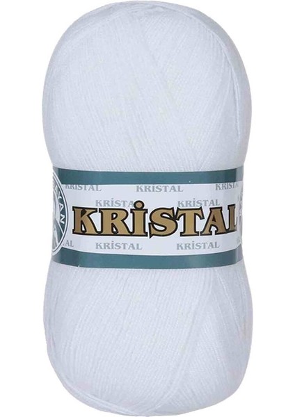 Kristal El Örgü İpi Beyaz 000