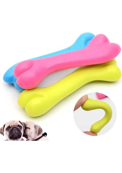Kauçuk Çiğneme Kemik Köpek Oyuncak 12 cm