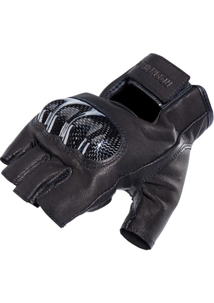 Motosiklet Yarım Parmak Eldiven %100 Deri Karbon Tarak Koruma fiyatları