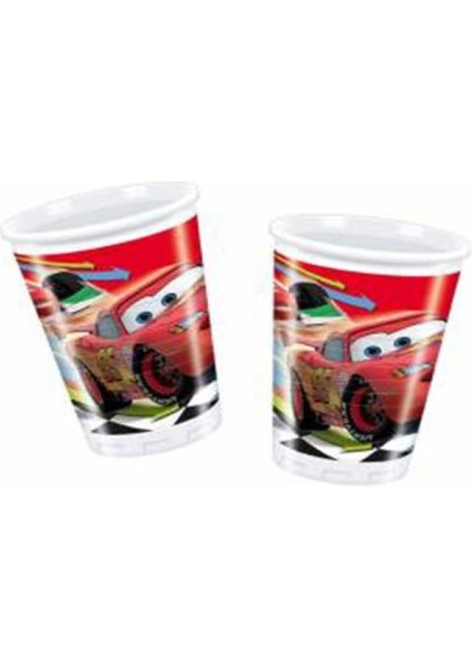 Cars 3 Plastik Bardak 180/200 Cc. (8 Ad)