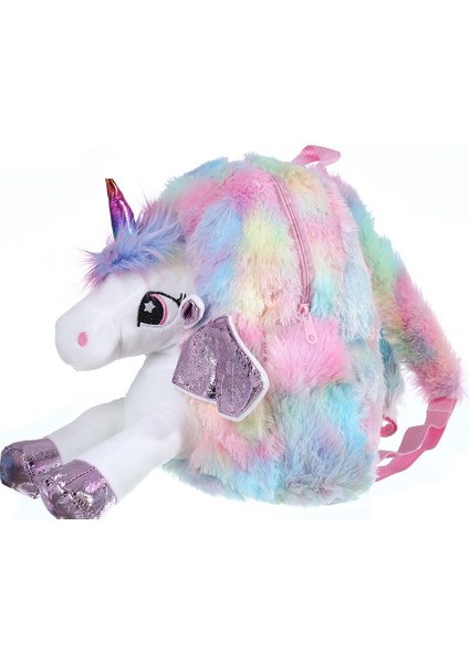 Sevimli Unicorn Peluş Okul Çantası (Yurt Dışından) fiyatları