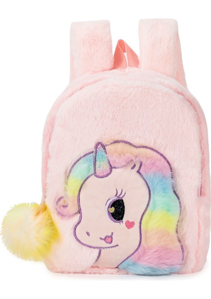 Sevimli Unicorn Peluş Okul Çantası (Yurt Dışından)