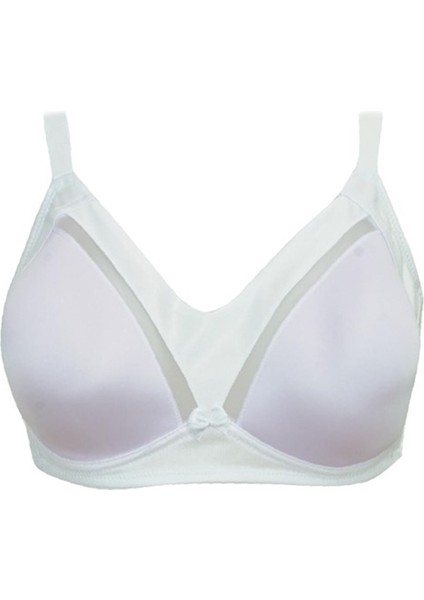 Kadın 910625 Almıra Telsiz Soft Cup Desteksiz Sütyen Beyaz