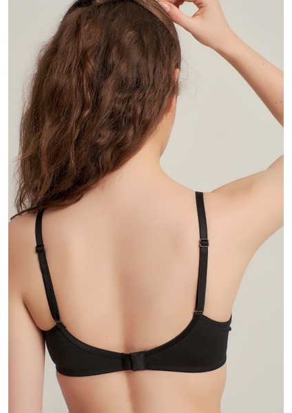 Kadın 9141015 Fanetta Soft Cuptaşlı Battal Sütyen Siyah