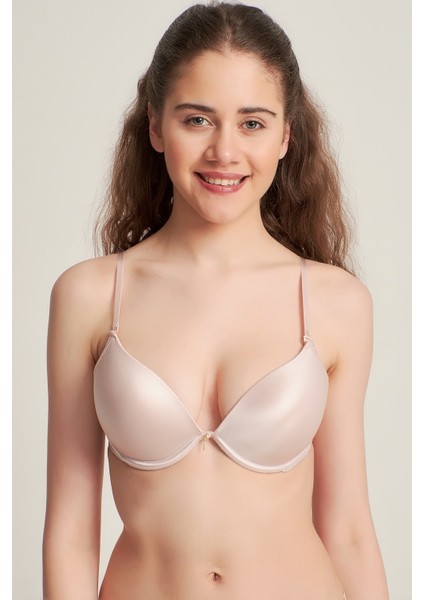 Kadın 7101016 Desteksiz Taşlı Mikro Sütyen Pudra modelleri