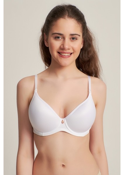 Kadın 9141015 Fanetta Soft Cuptaşlı Battal Sütyen Beyaz