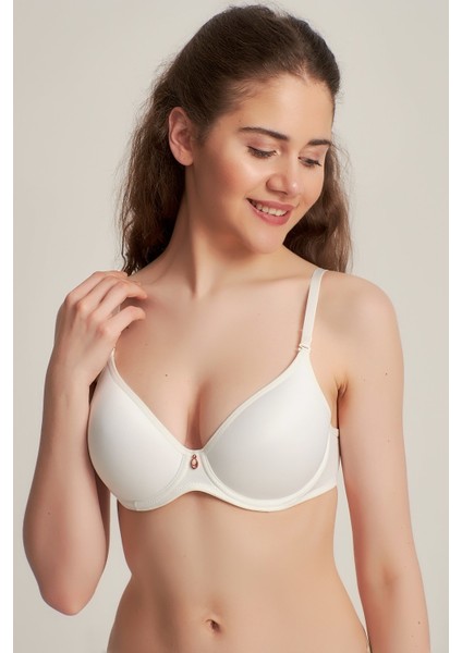 Kadın 9141015 Fanetta Soft Cuptaşlı Battal Sütyen Ekru