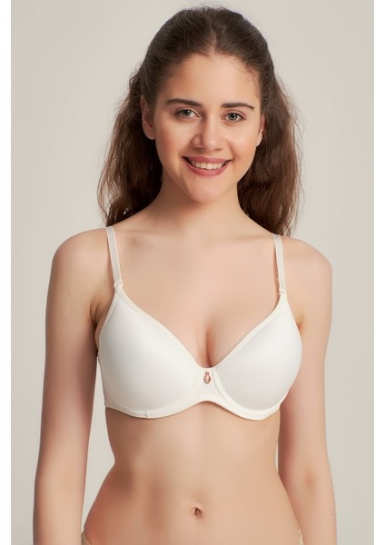 Kadın 9141015 Fanetta Soft Cuptaşlı Battal Sütyen Ekru