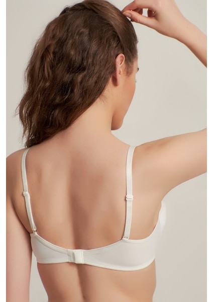 Kadın 9141015 Fanetta Soft Cuptaşlı Battal Sütyen Ekru
