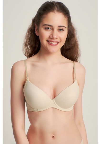 Kadın 171010 Mikro Kaplı Desteksiz Sütyen Ten modelleri
