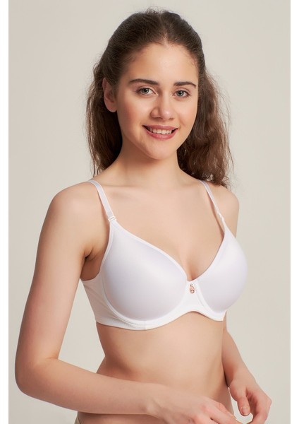 Kadın 9141015 Fanetta Soft Cuptaşlı Battal Sütyen Beyaz modelleri